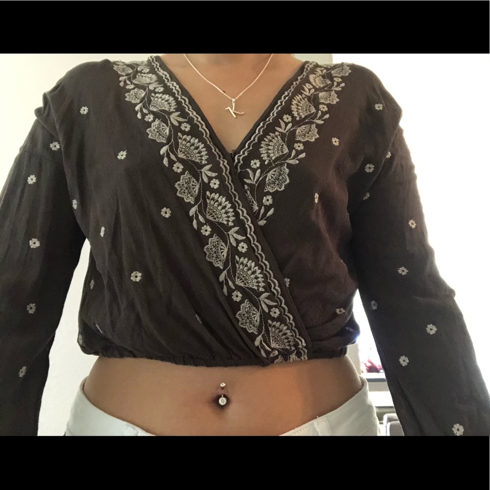 cropped blouse